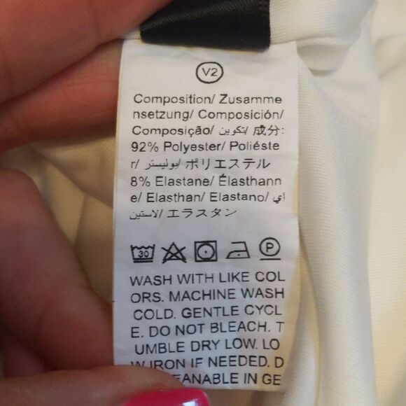 SHEIN EZwear ruched drawstring side tie camisole dress, ivory off white L - Picture 11 of 12